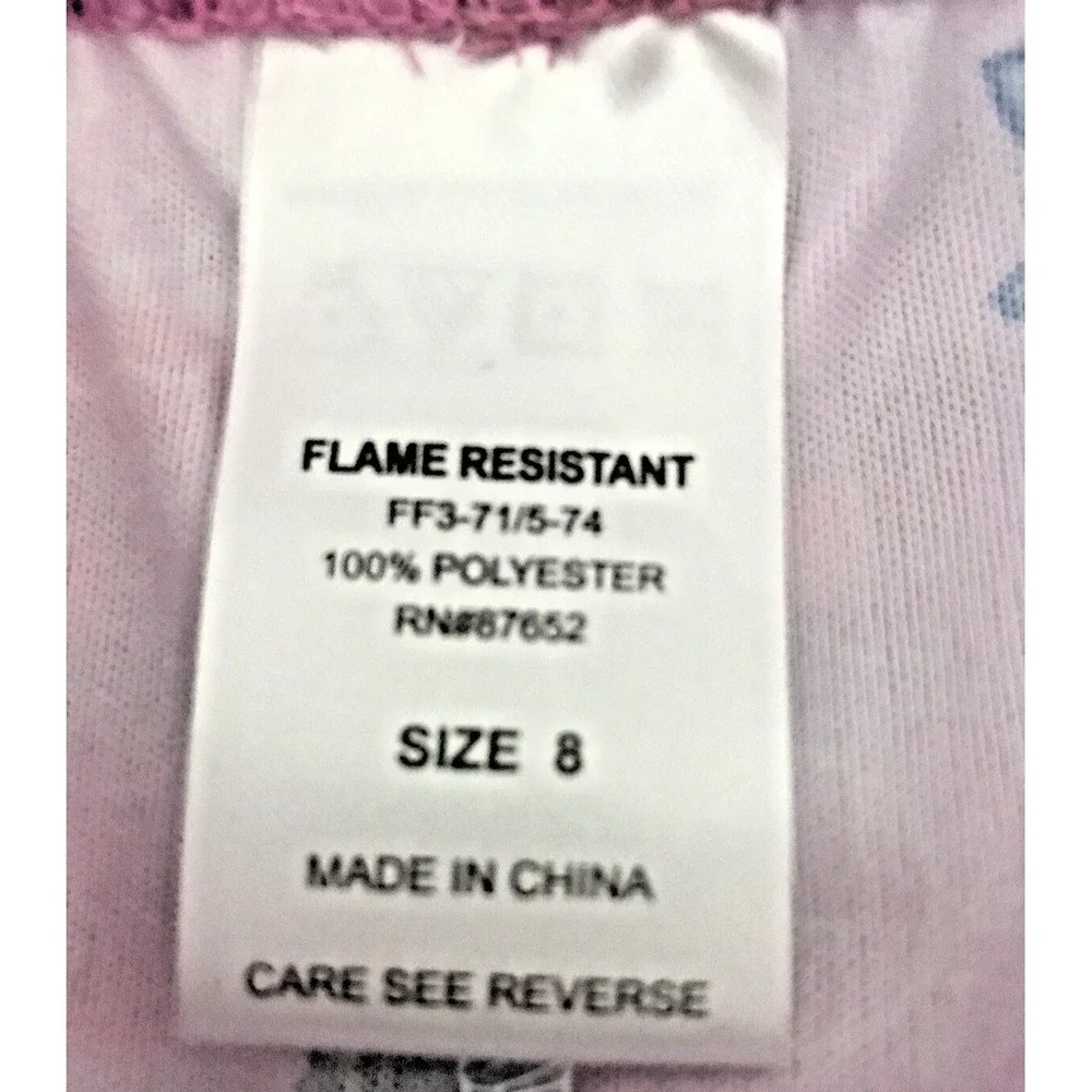 L.O.L. Surprise Girls Tropical Vacation Pink Button Front Pajamas Shorts Set 8